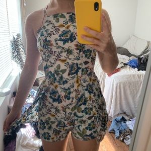 floral romper XS